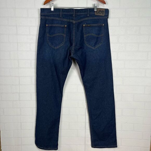 Lee Mens slim fit jeans size 38x32 Dark Wash - Picture 4 of 10